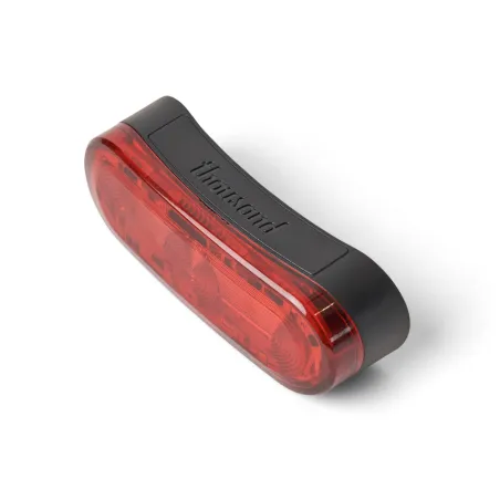 Feu lumineux pour casque vélo noir - Visibilité sécurité nuit - THOUSAND