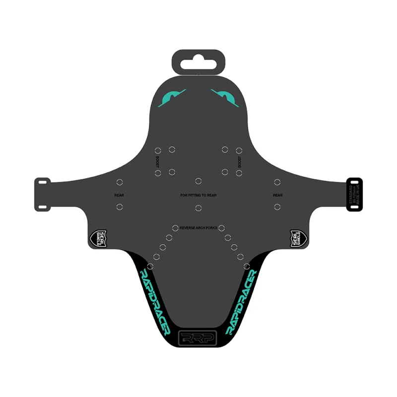 Protection de cadre vélo enduro turquoise standard - Anti-eclats renforce VTT descente - RRP