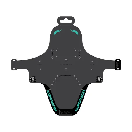 Protection de cadre vélo enduro turquoise standard - Anti-eclats renforce VTT descente - RRP