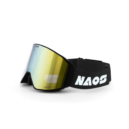 Masque neige Selva noir mat - Protection visage grand froid - NAOS