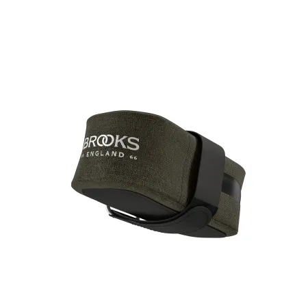 Petite sacoche de selle vélo 0,7L verte - Rangement compact essentiel - BROOKS