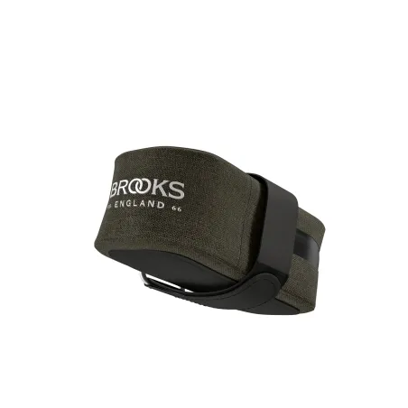 Petite sacoche de selle vélo 0,7L verte - Rangement compact essentiel - BROOKS