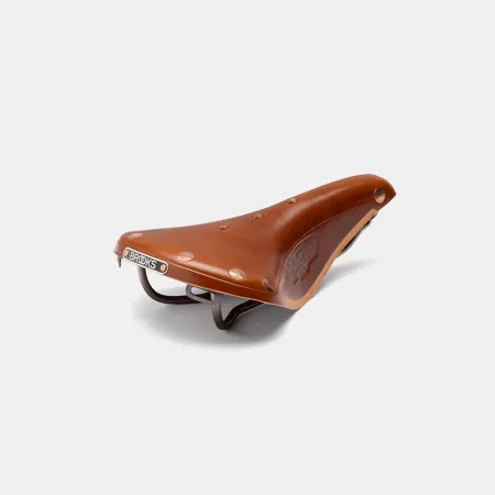 Selle vélo en cuir naturel B17 Special Titanium - Confort longue distance cycliste - BROOKS