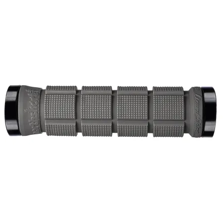 Grip vélo Northshore verrouillable gris - Fixation securisee anti-glisse - LIZARD SKINS