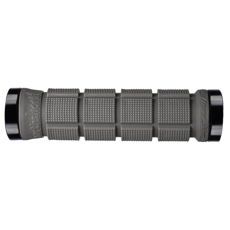 Grip vélo Northshore verrouillable gris - Fixation securisee anti-glisse - LIZARD SKINS