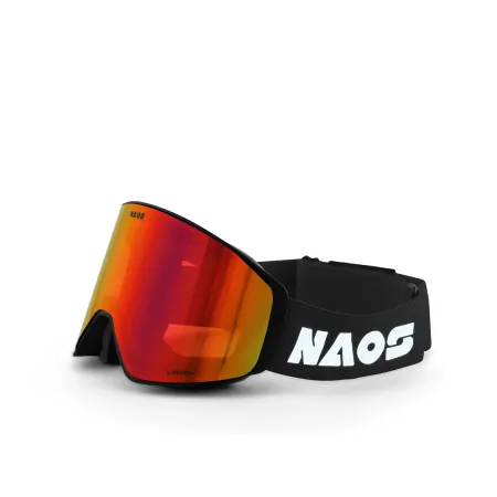 Masque neige Selva Small noir mat - Protection visage grand froid - NAOS