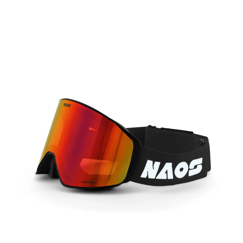 Masque neige Selva Small noir mat - Protection visage grand froid - NAOS