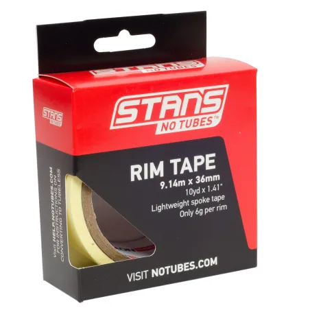 Ruban adhésif tubeless 9m - Etanchéité jante 36mm - STANS