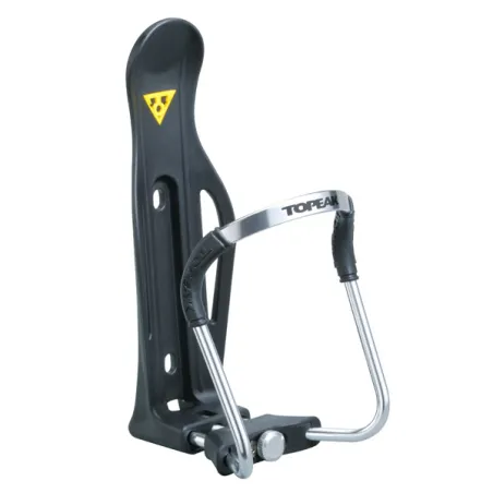 Porte-bidon vélo réglable argent - Compatibilité toutes tailles de bidon - TOPEAK