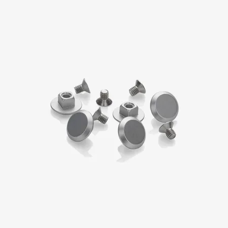 Rivets filetés aluminium argenté (x5) pour selle Cambium - Fixation durable - BROOKS