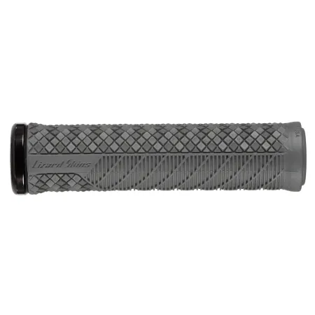 Grip vélo Charger Evo verrouillable gris - Fixation stable sans glissement - LIZARD SKINS