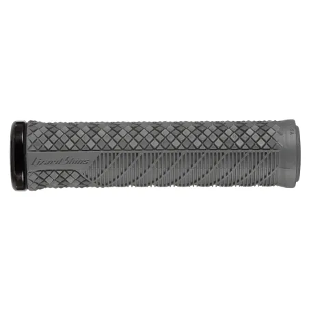 Grip vélo Charger Evo verrouillable gris - Fixation stable sans glissement - LIZARD SKINS
