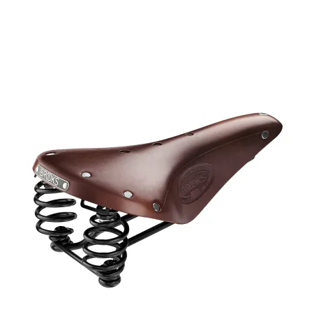 Selle vélo en cuir marron - Confort longue distance cycliste - BROOKS