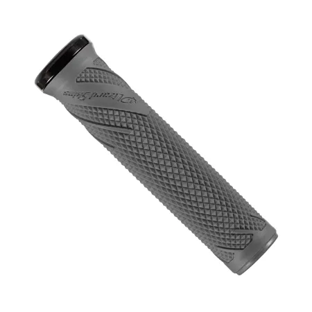 Poignées de guidon vélo lock-on graphite - Confort et adhérence renforcée - LIZARD SKINS