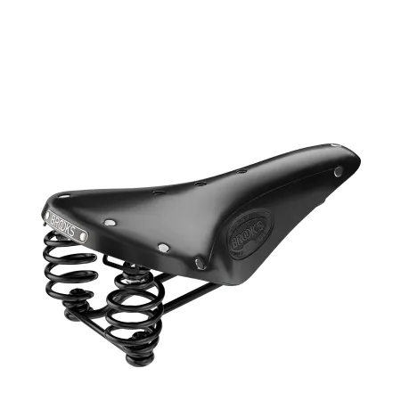 Selle vélo en cuir noir - Confort longue distance cycliste - BROOKS