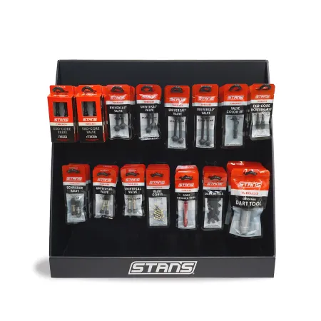 Presentoir boutique outils valves accessoires velo - Merchandising pratique - STANS