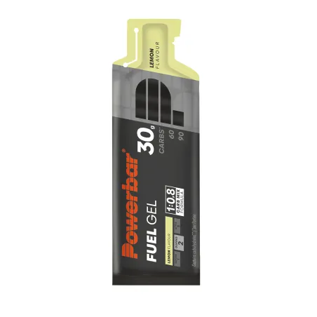 Gel energetique cyclisme citron - Energie rapide boite de 12 - POWERBAR