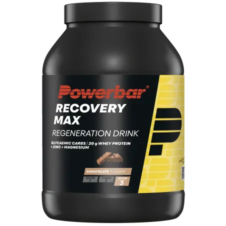 Boisson de recuperation vélo chocolat - Reconstitution musculaire apres effort - POWERBAR