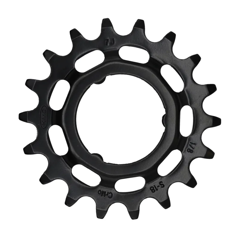 Pignon vélo large 18 dents - Compatible transmission Shimano - KMC