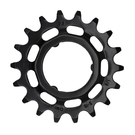Pignon vélo large 18 dents - Compatible transmission Shimano - KMC