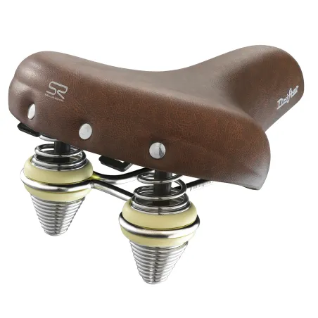 Selle vélo compacte confort marron - Position de conduite détendue - SELLE ROYAL