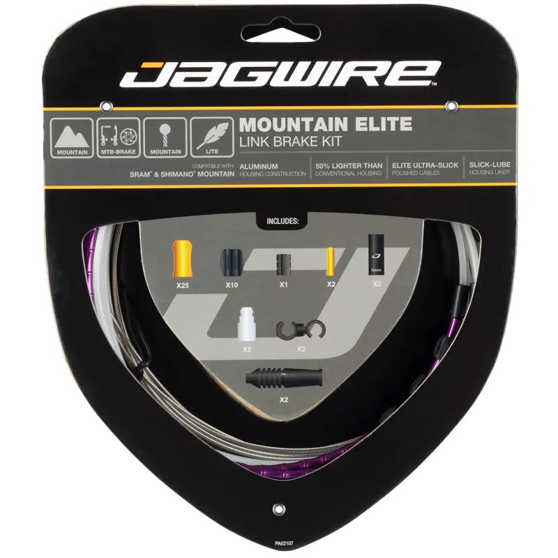 Kit de frein vélo VTT haut de gamme - Gaine articulée durable et précise - JAGWIRE