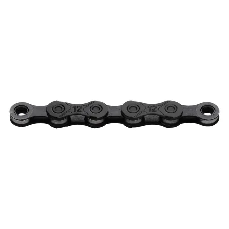 Chaîne vélo 12 vitesses cirée finition noire - Faible friction longue durée - KMC