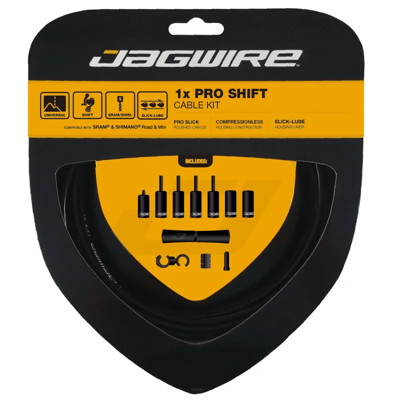 Kit de câble de dérailleur vélo mono-plateau - Passage de vitesses fluide - JAGWIRE