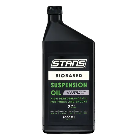 Huile de suspension vélo 7WT 1L - Formule biosourcée performante - STANS