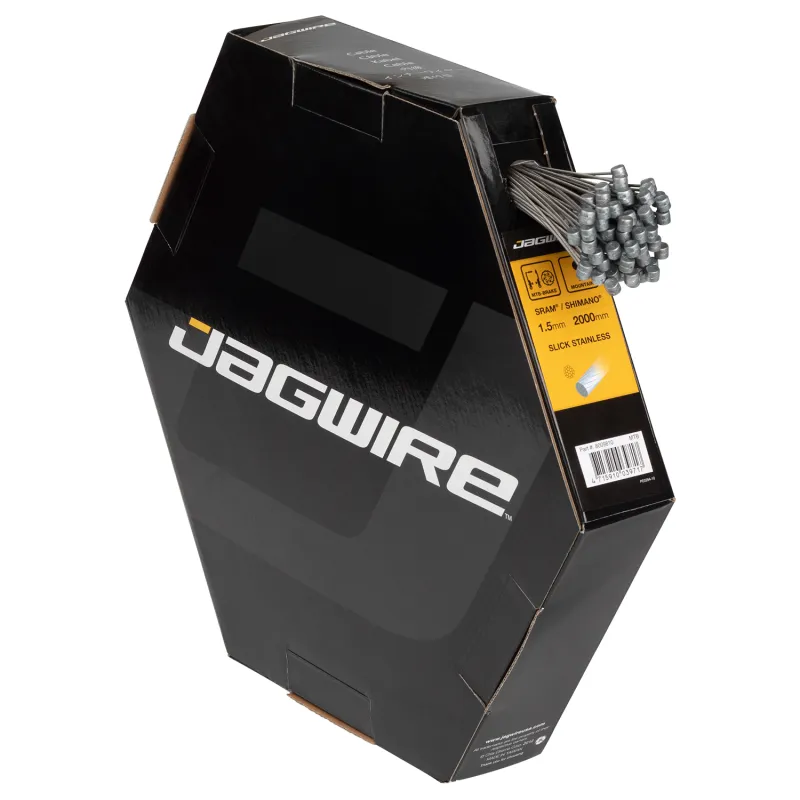 Câble de frein VTT inox glissant - Lot de 100 compatible SRAM/Shimano - JAGWIRE