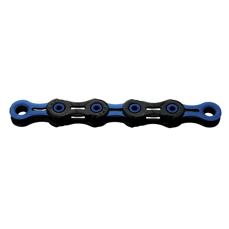 Chaine velo 11 vitesses ciree noir/bleu - Revetement DLC durable - KMC