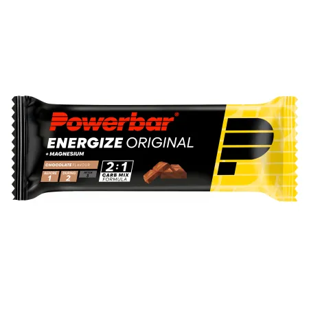 Barre energetique vélo chocolat - Energie avant et pendant l'effort boite de 15 - POWERBAR