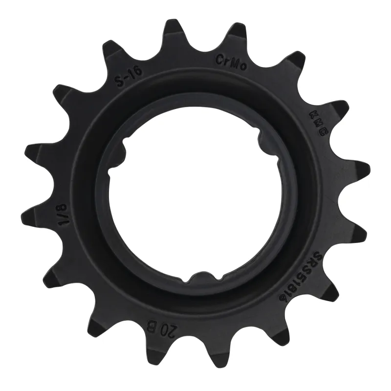 Pignon vélo large 16 dents - Compatible transmission Shimano - KMC