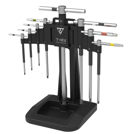 Set de clés Allen en T vélo - Serrage rapide multi-usages - TOPEAK