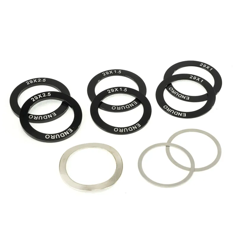 Kit d'entretoises pour boîtier DUB - Ajustement précis du montage - ENDURO BEARINGS
