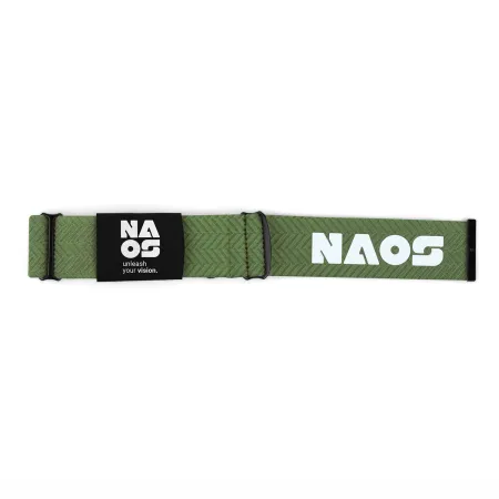 Sangle de rechange masque Selva vert armée - Fixation ajustable confortable - NAOS