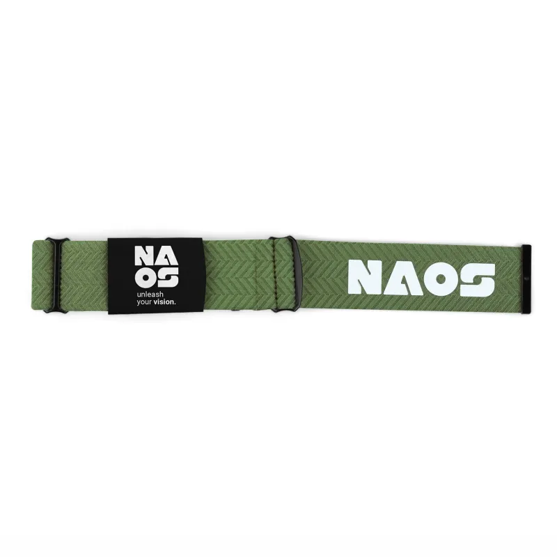 Sangle de rechange masque Selva vert armée - Fixation ajustable confortable - NAOS