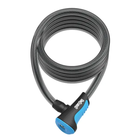 Antivol spirale vélo bleu 180cm - Leger et facile a transporter - ONGUARD