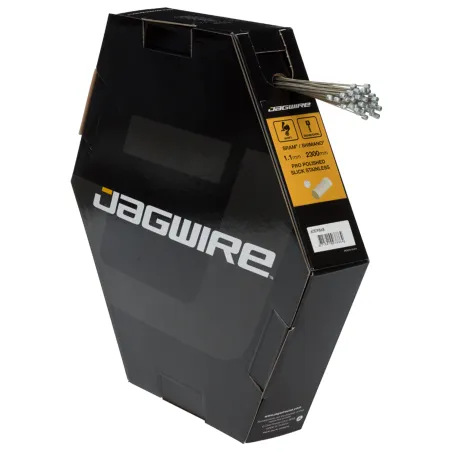 Câble de dérailleur vélo inox poli lot atelier 50 pcs - Compatible SRAM/Shimano - JAGWIRE