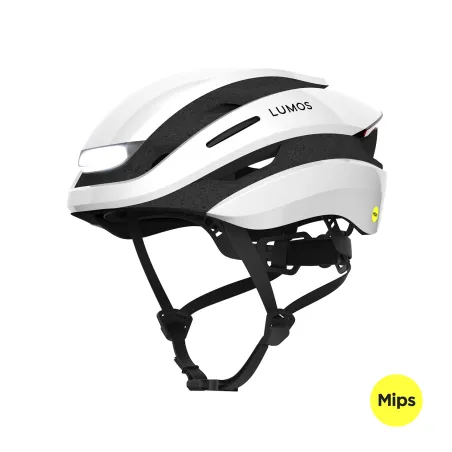 Casque vélo Ultra Mips blanc - Protection Mips contre les chocs rotatifs - LUMOS