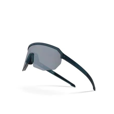 Lunettes de vélo Helbo monture translucide bleue - Protection solaire confort cycliste - NAOS