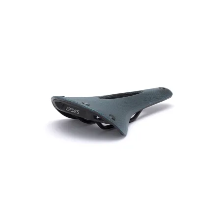 Selle vélo cuir végan sculptée bleue - Confort route et VTT - BROOKS
