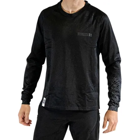 Maillot de vélo Naos noir motif tirets taille XL - Confort respirant cycliste - NAOS