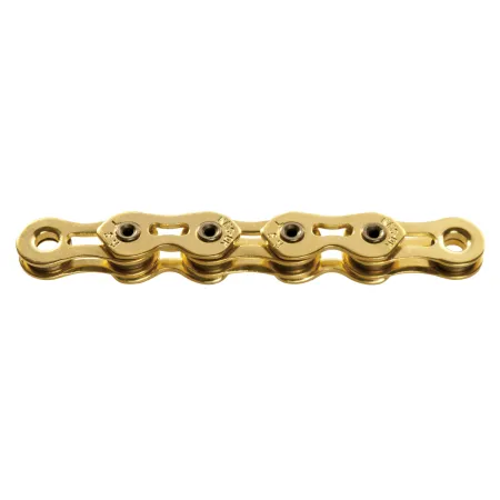 Chaine velo BMX fine ultra legere - Revetement titane doree - KMC