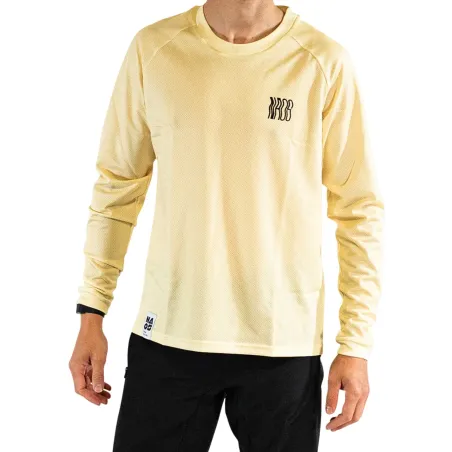 Maillot de vélo Naos crème motif ondulé taille XL - Confort respirant cycliste - NAOS