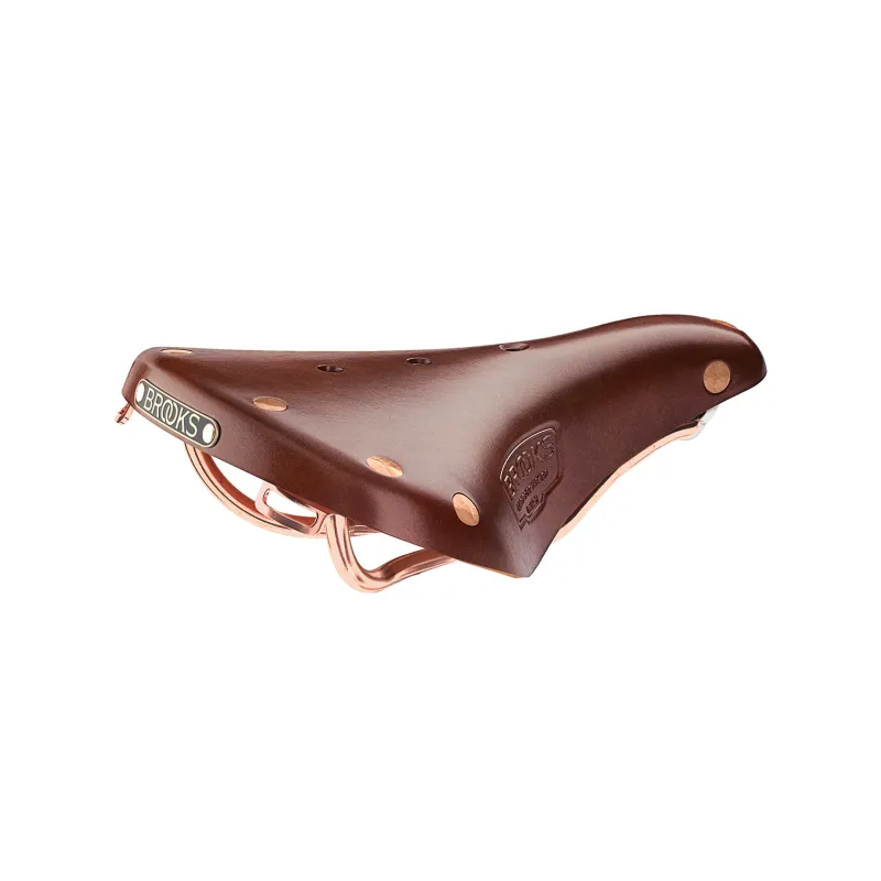 Selle vélo cuir courte édition spéciale marron - Confort premium - BROOKS