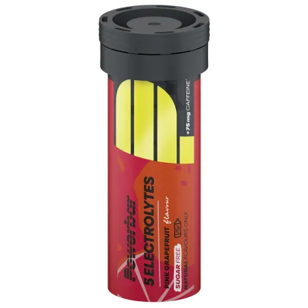 Comprimes electrolytes cyclisme pamplemousse cafeine - Hydratation et energie boite de 12 - POWERBAR