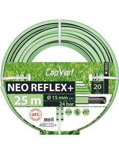 Tuyau d'arrosage neo reflex+ 15mm x 25m - CAPVERT - Cap Vert - 3600075086434