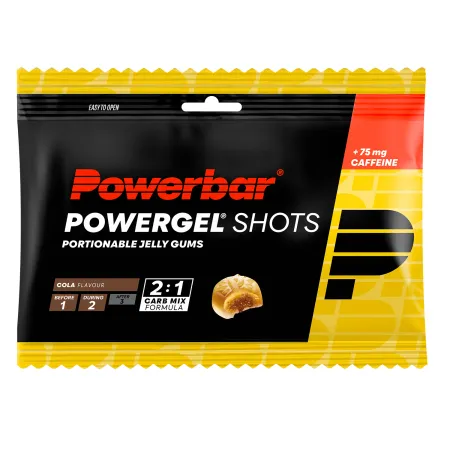 Bonbons energetiques cyclisme cola cafeine - Energie rapide et pratique boite de 24 - POWERBAR