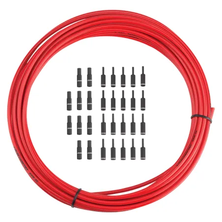 Gaine de frein vélo lubrifiée 5mm 10m avec embouts - Glisse durable - JAGWIRE